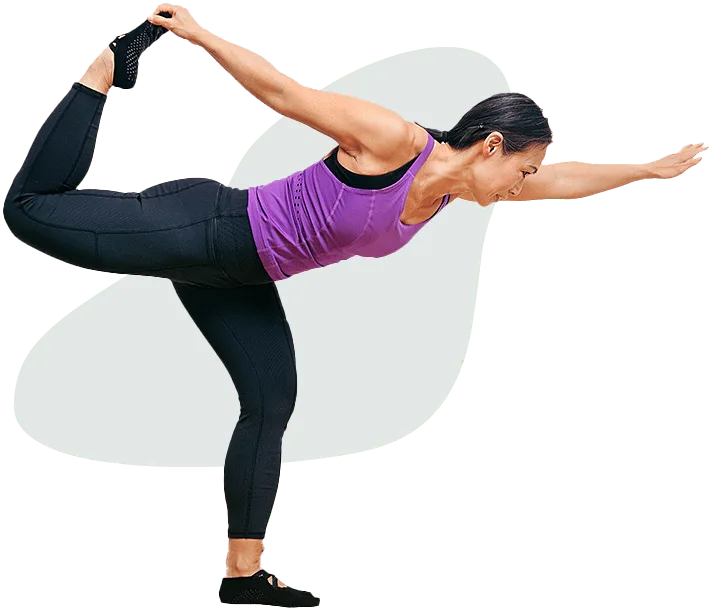 Fitnesstrainerin Yang bei Kokoro Übungen