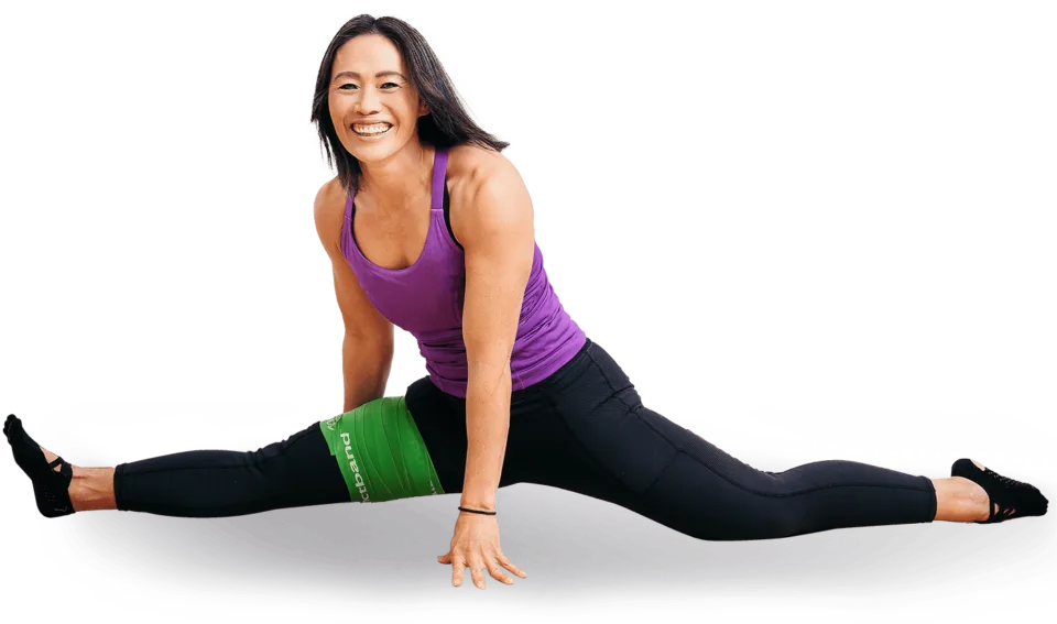 Personal-Trainerin aus WIen macht Kokoro Übung